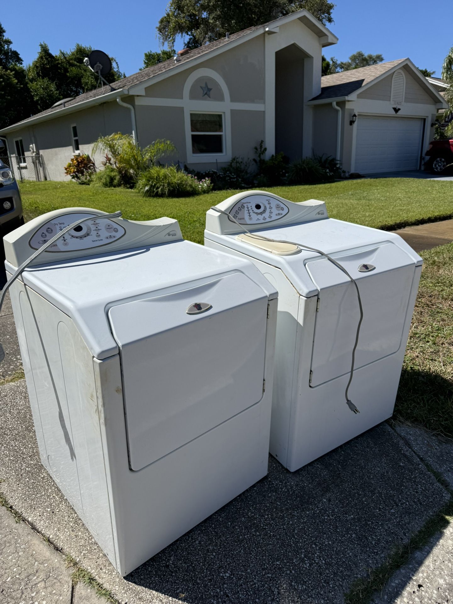 FREE WASHER AND DRYER