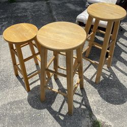 Wooden Bar Stools 