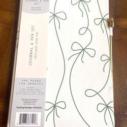 Journal and pen set brand new 