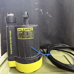 Phlex pro sump pump