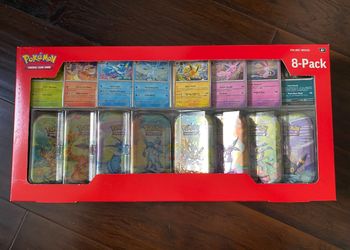 Pokemon TCG Prismatic Evolutions Costco 8 Mini-Tin Bundle SEALED