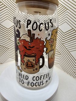 Hocus Pocus Libbey Glass Tumbler Cup