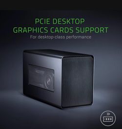 Razer Core X Aluminum External GPU Enclosure (NEW/NEVER USED)