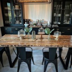 Custom Made Tables And Benches. Many sizes and colors available.