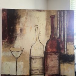 Signed Jane Bellows Canvas/ Certificate Of Authenticity 