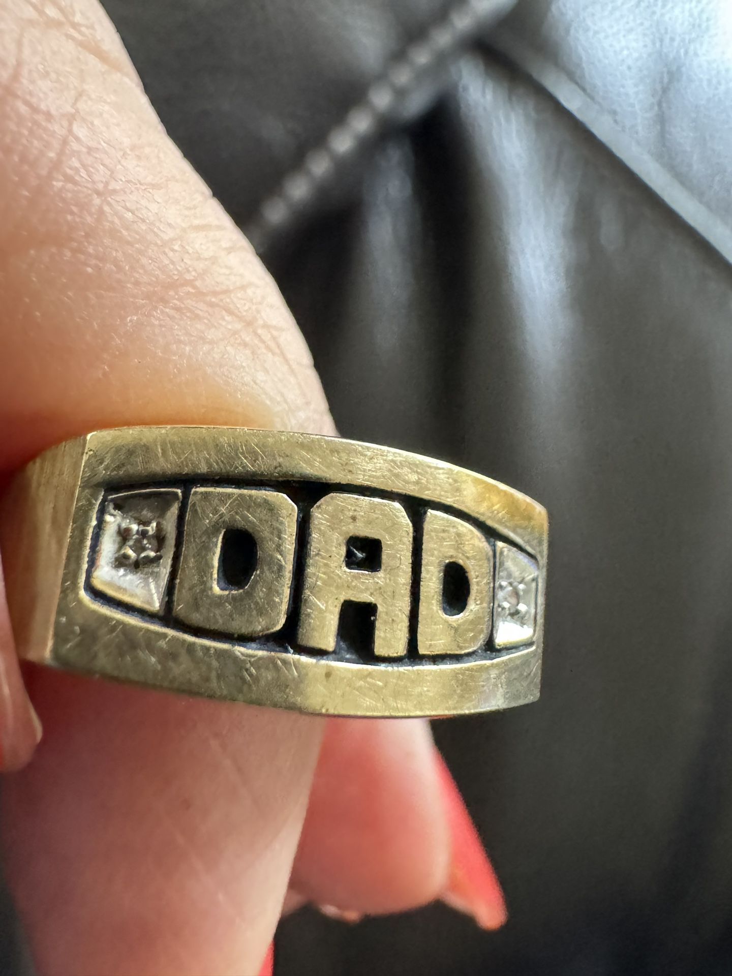 10 K Gold DAD’S Ring 