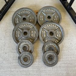 Cap Olympic Barbell Olympic Weight Plates $190   
