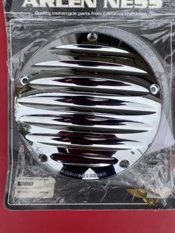 Arlen Ness Chrome Deep Cut Derby Cover “new”