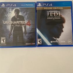UNCHARTED 4 & JEDI FALLEN ORDER(DELUXE)