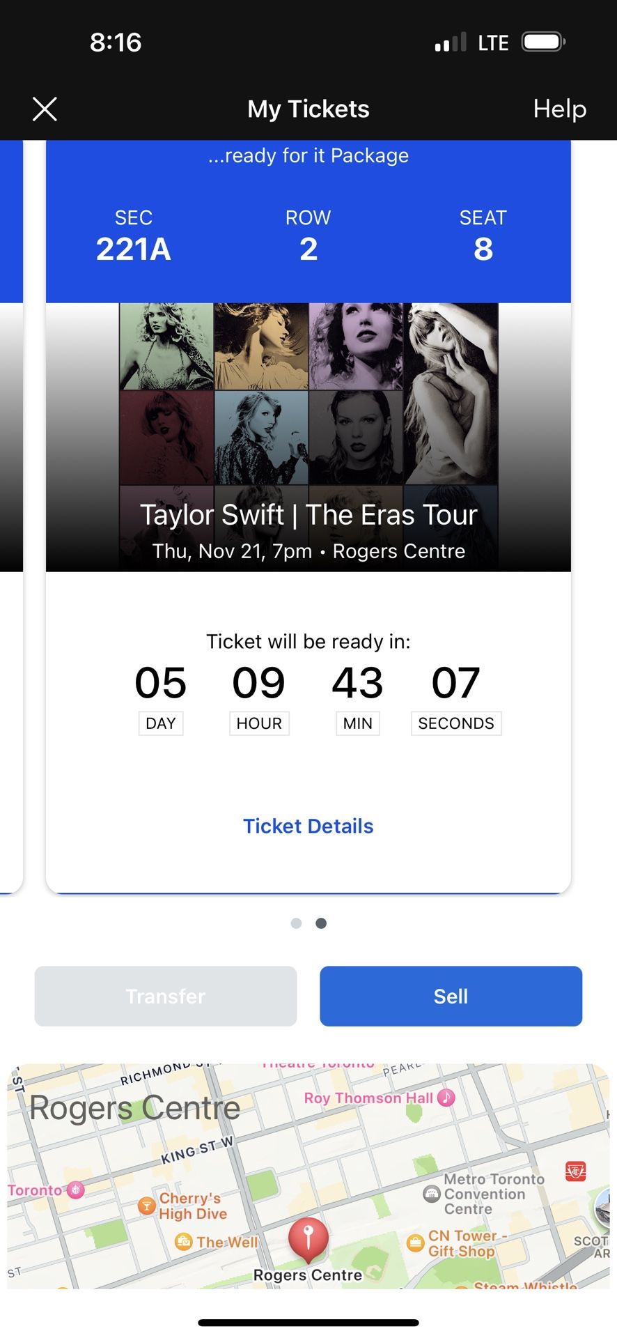 Taylor swift Live November 21st