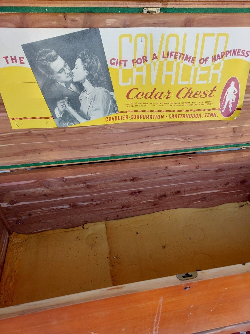 Vintage Cavalier Cedar Chest
