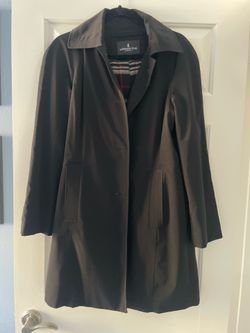 New London Fog Womens Trench/raincoat Sz S