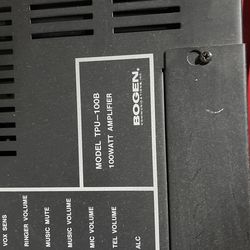 100 Watt Amplifier (retail Store/warehouse )