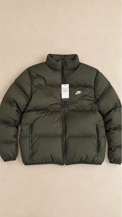 Nike Puffer Jacket Olive Green
