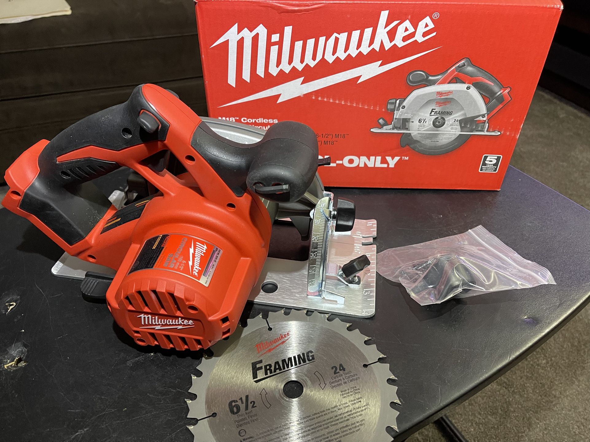 Milwaukee 18V Cordless 6-1/2” Circular Saw (Tool-Only)