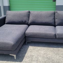 Dark Gray Sectional Sofa (FREE Delivery 🚚)
