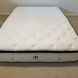 Like New Plushbed Organic Latex Hybrid Queen Mattress