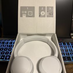 Sony WH-CH520 Bluetooth Headphones - White