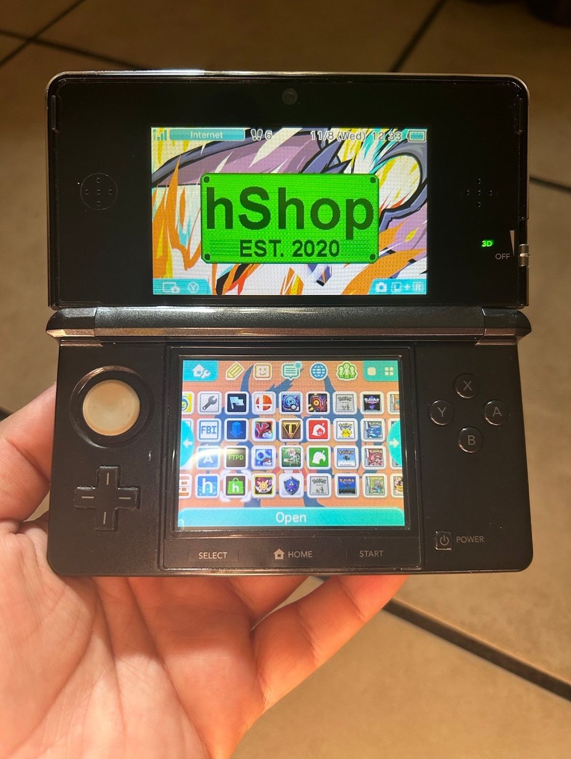 Modded Nintendo 3DS Fully Loaded Pokemon