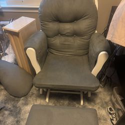 Nursery Chair & Foot Stool 