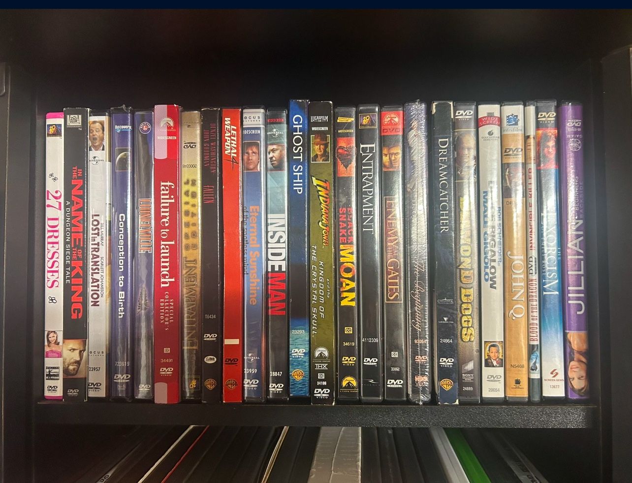 More than 168 DVD movies.