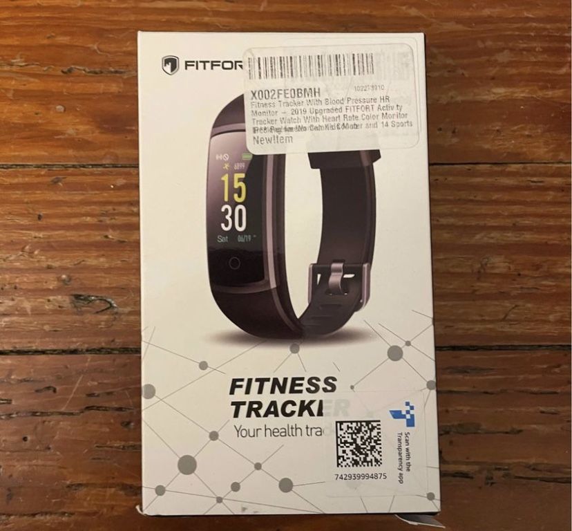 FITFORT Activity Tracker Watch Fitness Tracker with Blood Pressure HR Monitor Wearables
