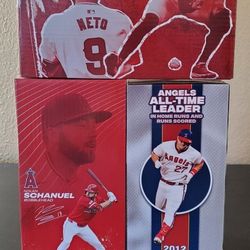 Mike Trout Zach Neto Schanuel Angels 2025 Bobblehead Lot