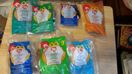 McDonald's 1999 ty teenie beanie animals