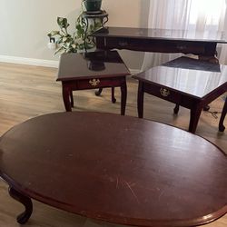 Living room Table Set (coffee table, 1 Ends Tables, Sofa Table)
