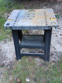 Folding Portable Workbench and Sawhorse