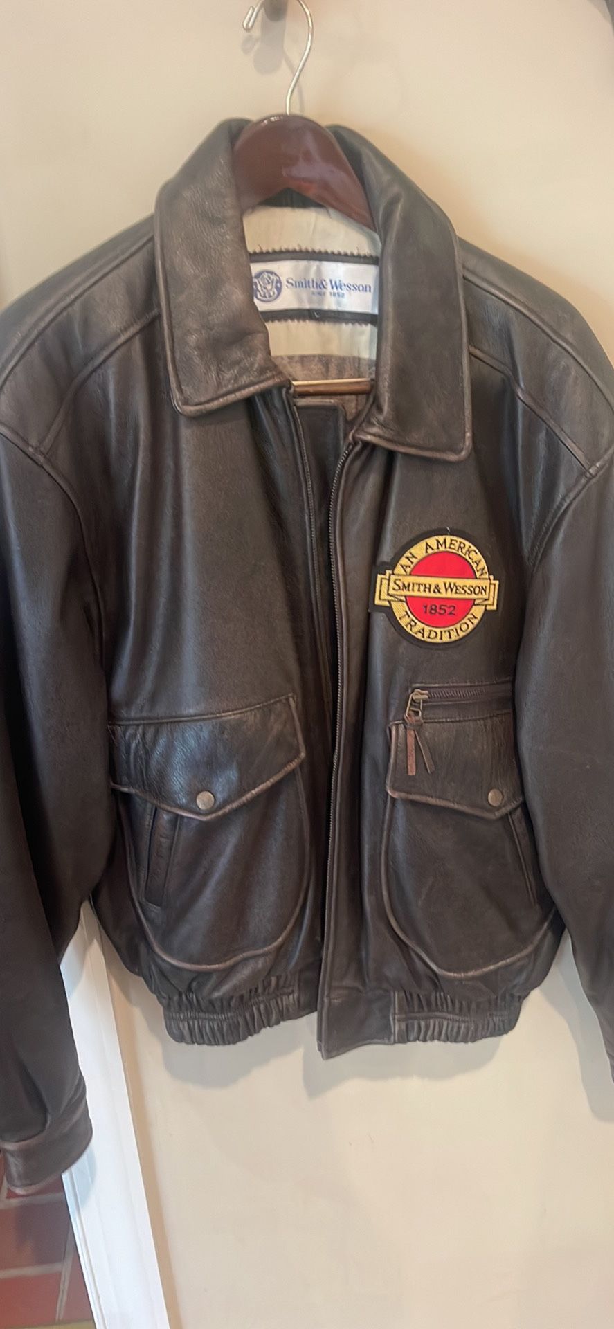 Smith and wesson hot sale leather jacket