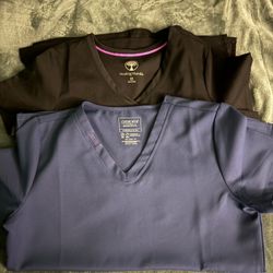Womens Scrub Tops Size XS 