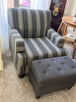 Chair And Ottoman 
