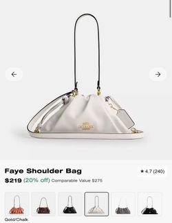 Authentic Coach Faye shoulder bag