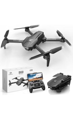 Brand new DEERC D60 Drones with Camera for Adults, Kids, FPV 1080P HD Video, Long Battery Life, Gravity Sensor, Foldable, Hobby RC Quadcopter DEERC D6