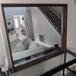 Wood Mirror 30"x26"