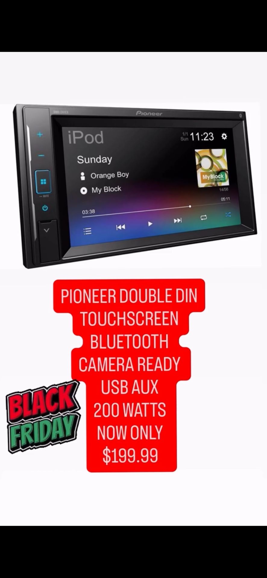 Black Friday Deal On This Pioneer Dmh-241ex