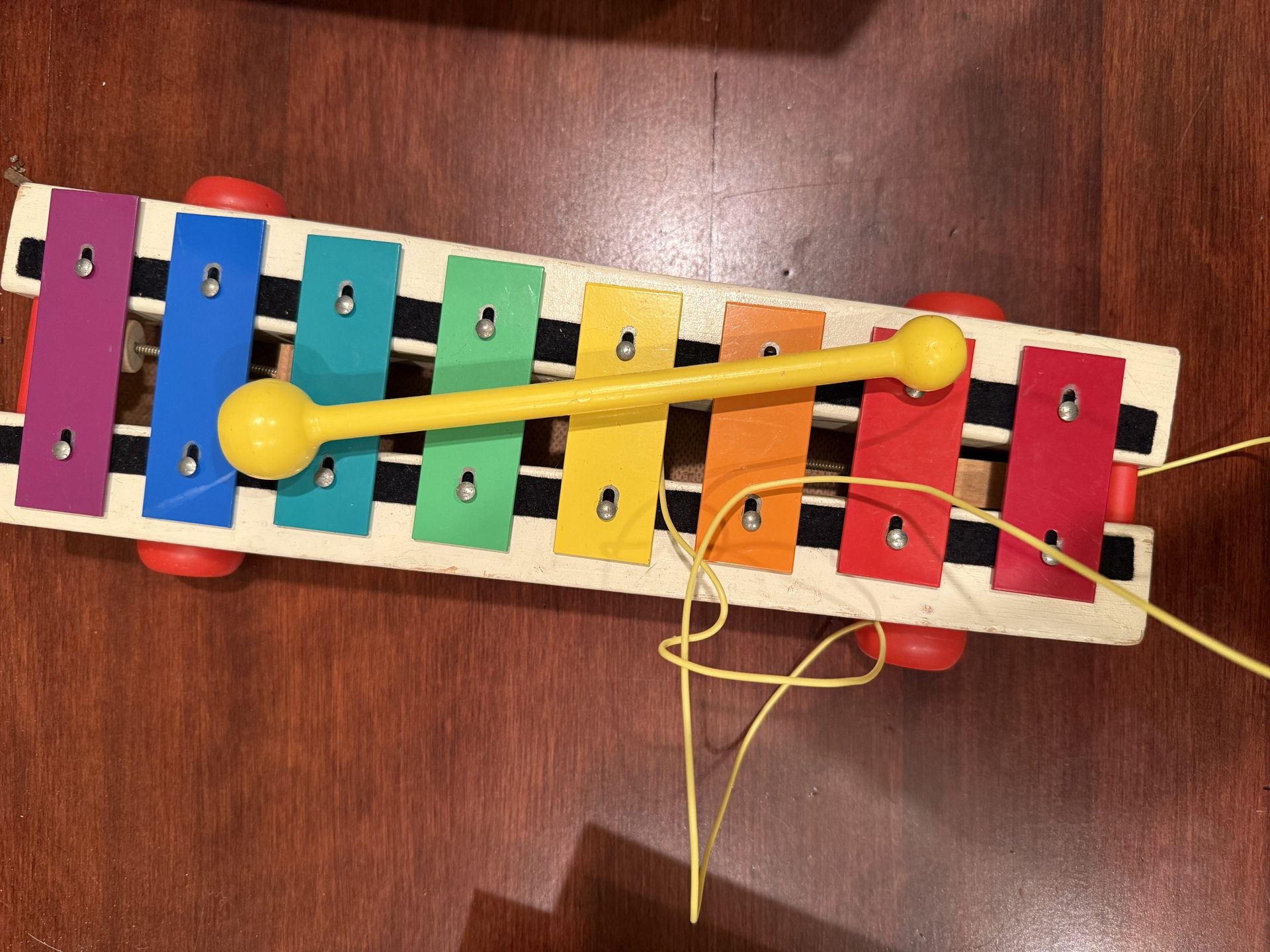 Vintage Fisher-Price Pull-A-Tune 870 Xylophone Pull Toy
