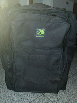 Akona Adventure Gear Black Mesh Scuba Backpack 30x20 Diving Bag