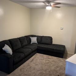 Dark Gray Sectional 