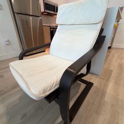 POÄNG Armchair, brown birch veneer Ikea