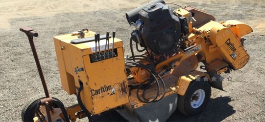 Carlton 2400 Stump Grinder 35 inches wide 850 hours