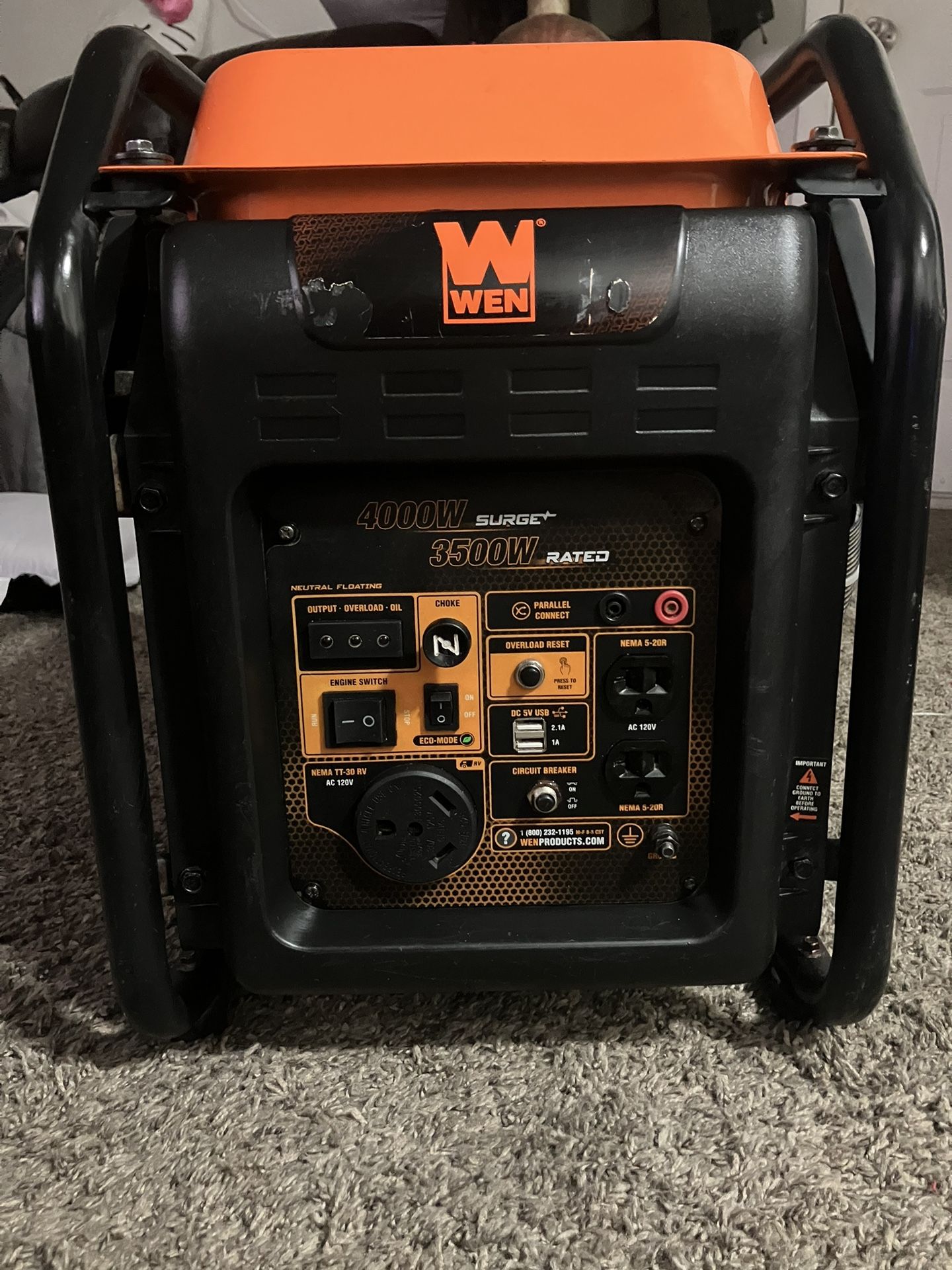 Wen Generator 3500 Watt Running for Sale in Kent, WA OfferUp