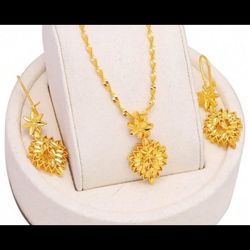 Gold Plated Jewelry Set