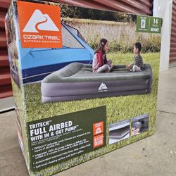 Ozark Trail Tritech Airbed Full 14 inch with in & out Pump