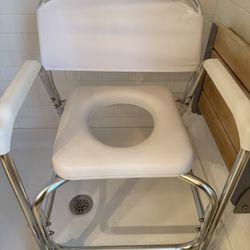 3 In 1 Rolling Shower chair, commode chair