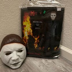 Halloween Costume Michael Myers Boy Size 8-10 Brand New ! 