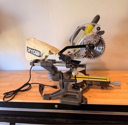 Ryobi 10 Amp Corded 7-1/4 in. Compound Sliding Miter Saw