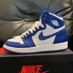 Nike Air Jordan 1 Retro High OG BG Storm blue Size 5y for Sale in Palo Alto CA OfferUp