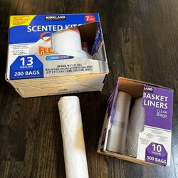 Kirkland Trash Bags - 13 Gallon & 10 Gallon
